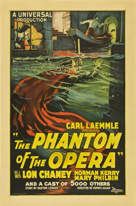 The Phantom Of The Opera 1925 Poster