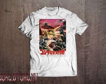Godzilla Destroy All Monsters T Shirt Japanese Style Gojira 2