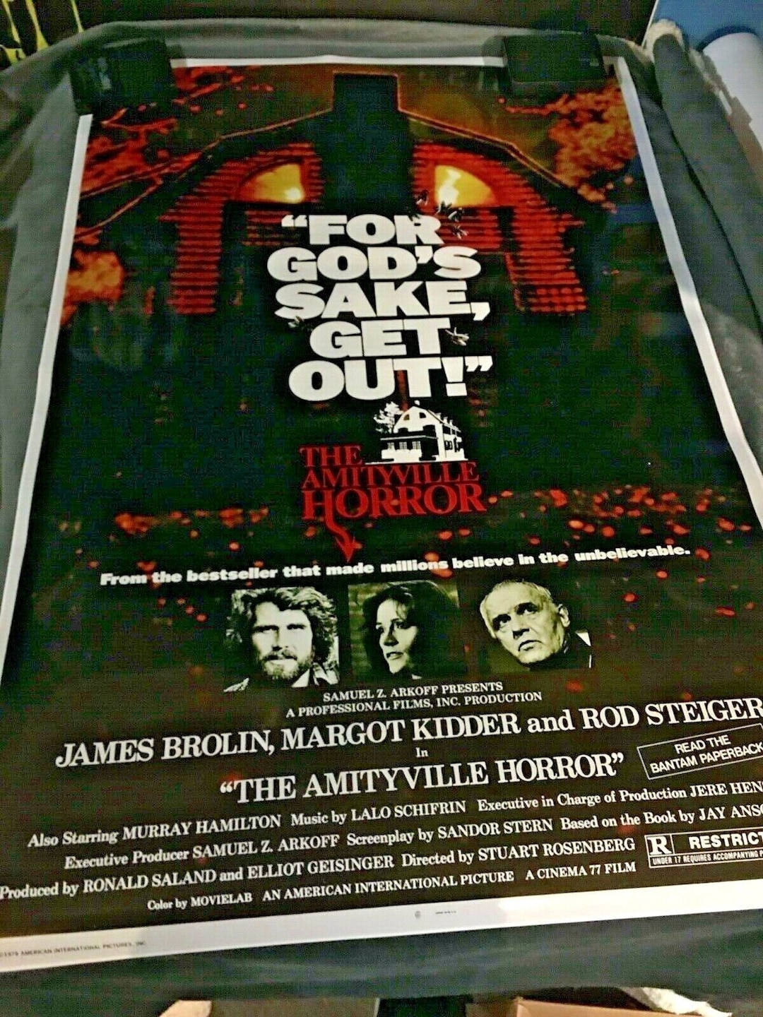 The Amityville Horror Movie Poster 24X36 1977 Etsy