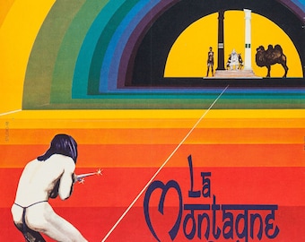 The Holy Mountain Movie Poster Rare European Version Alejandro