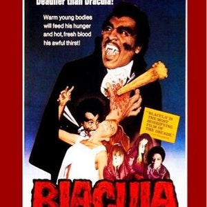BLACULA Movie Poster Horror Blaxploitation Rare Vampire