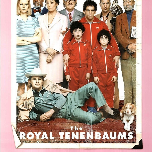 THE ROYAL TENENBAUMS Movie Poster Wes Anderson