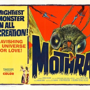 MOTHRA Movie Poster RARE King Kong Godzilla