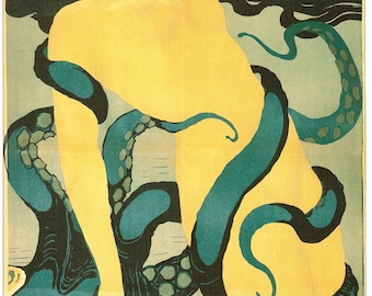 THE ABYSS Movie POSTER 1910 Classic Sci-Fi