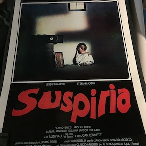 Póster de la película SUSPIRIA 24x36 Dario Argento