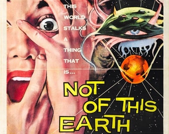 Not of This Earth Movie POSTER (1957) Sci-Fi