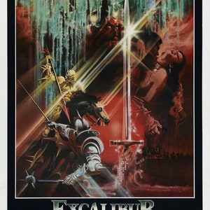 Excalibur 1981 Fantasy / Drama Movie POSTER