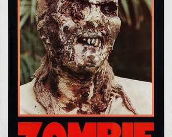 ZOMBI 2 aka Zombie Movie Poster RARE Zombies Lucio Fulci We are Going to Eat You