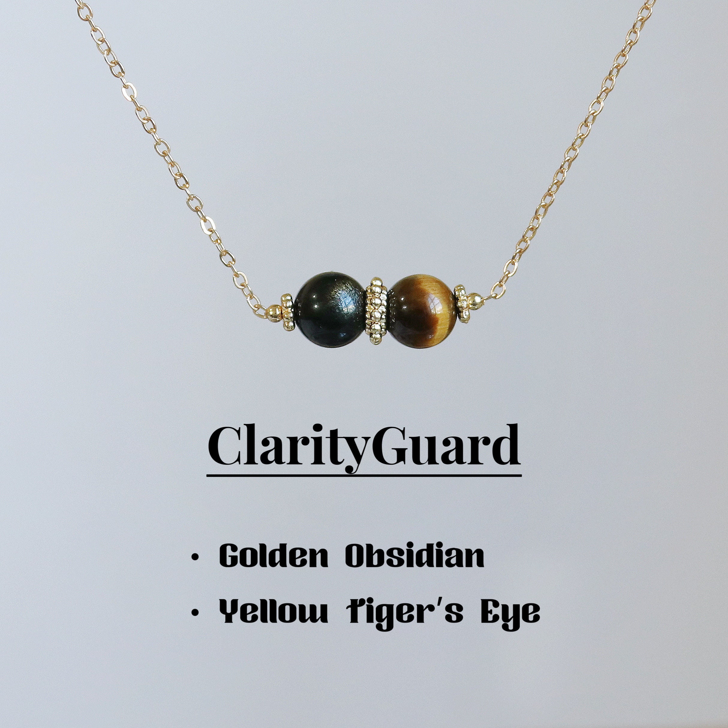 Tijgeroog armband 20 cm | 8 mm kralen - Spiritual Garden