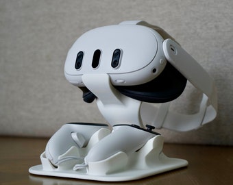 Quest 3 Display Dock: Custom Headset & Controller Organizer