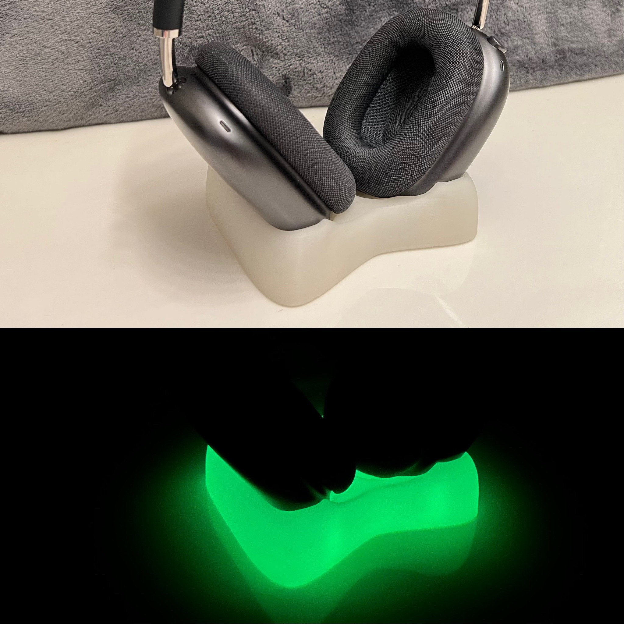 Airpods Max グリーン本体 専用スタンド&持ち運びケース付き 楽天市場】AirPods Max 対応 アルミ合金 マウント 卓上スタンド