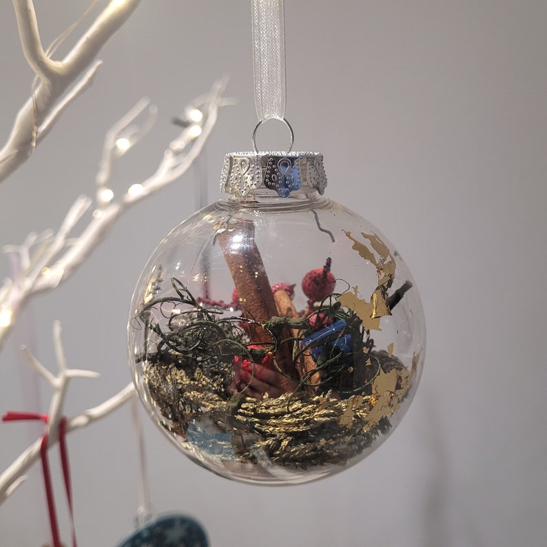 Yule Witch Ball for Seasonal Midwinter Solstice Altar or Tree. Perfect ...