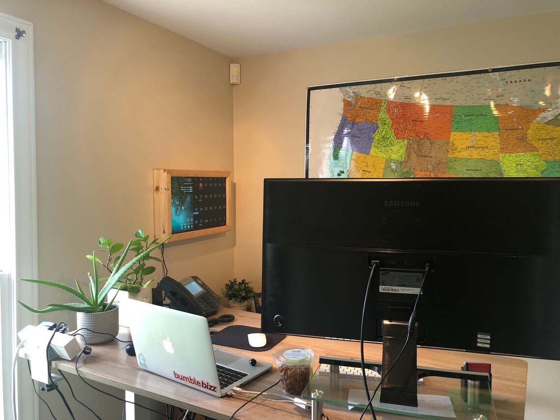 Digital Dashboard Raspberry Pi Custom Smart Home Calendar Etsy