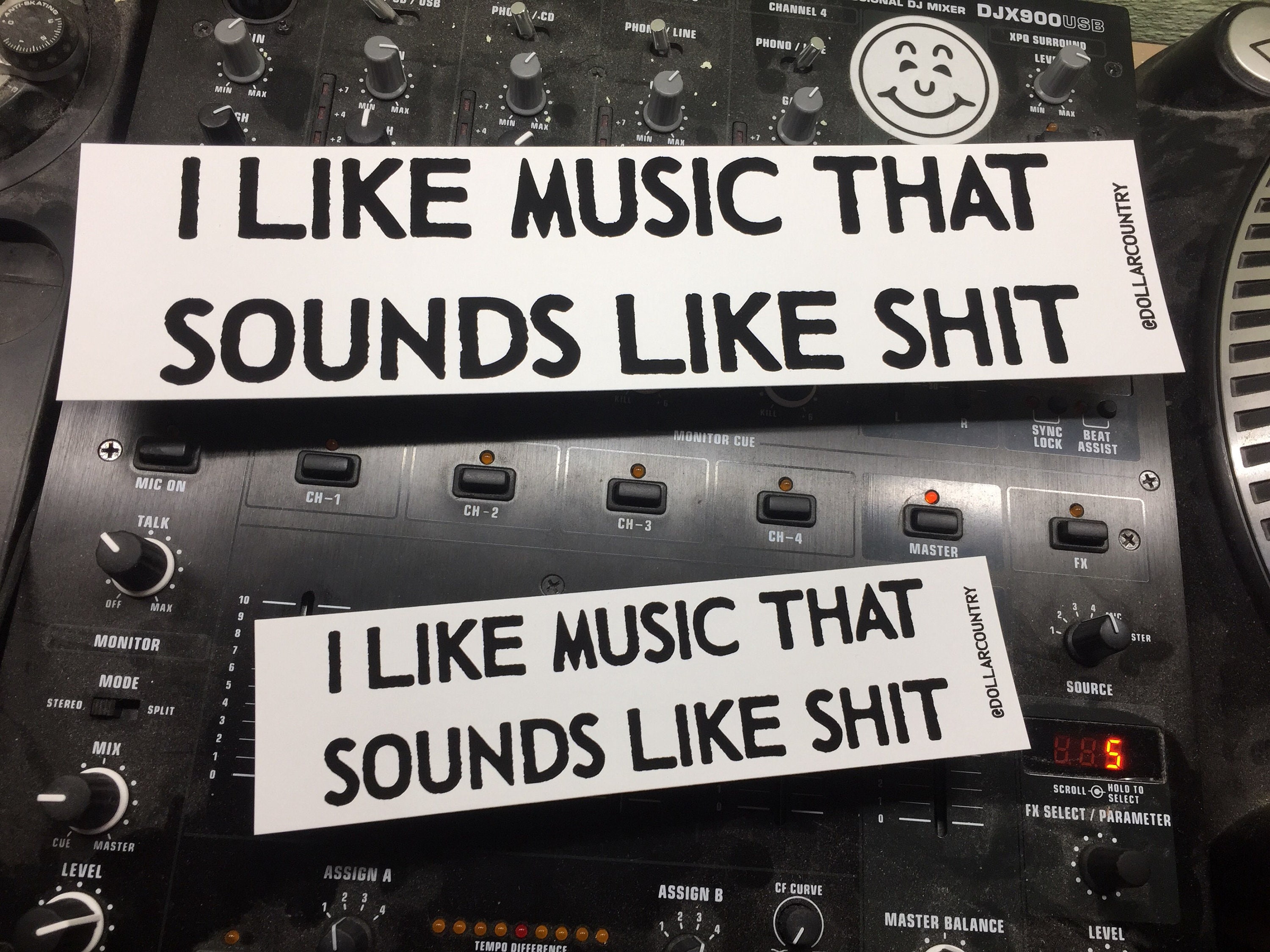 I Like Music That Sounds Like Shit Bumper Sticker Etsy