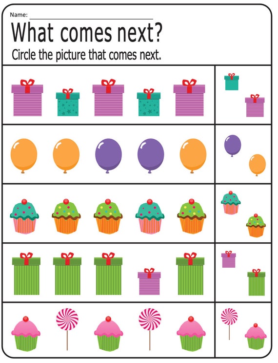 children s kindergarten worksheets pdf printable etsy finland