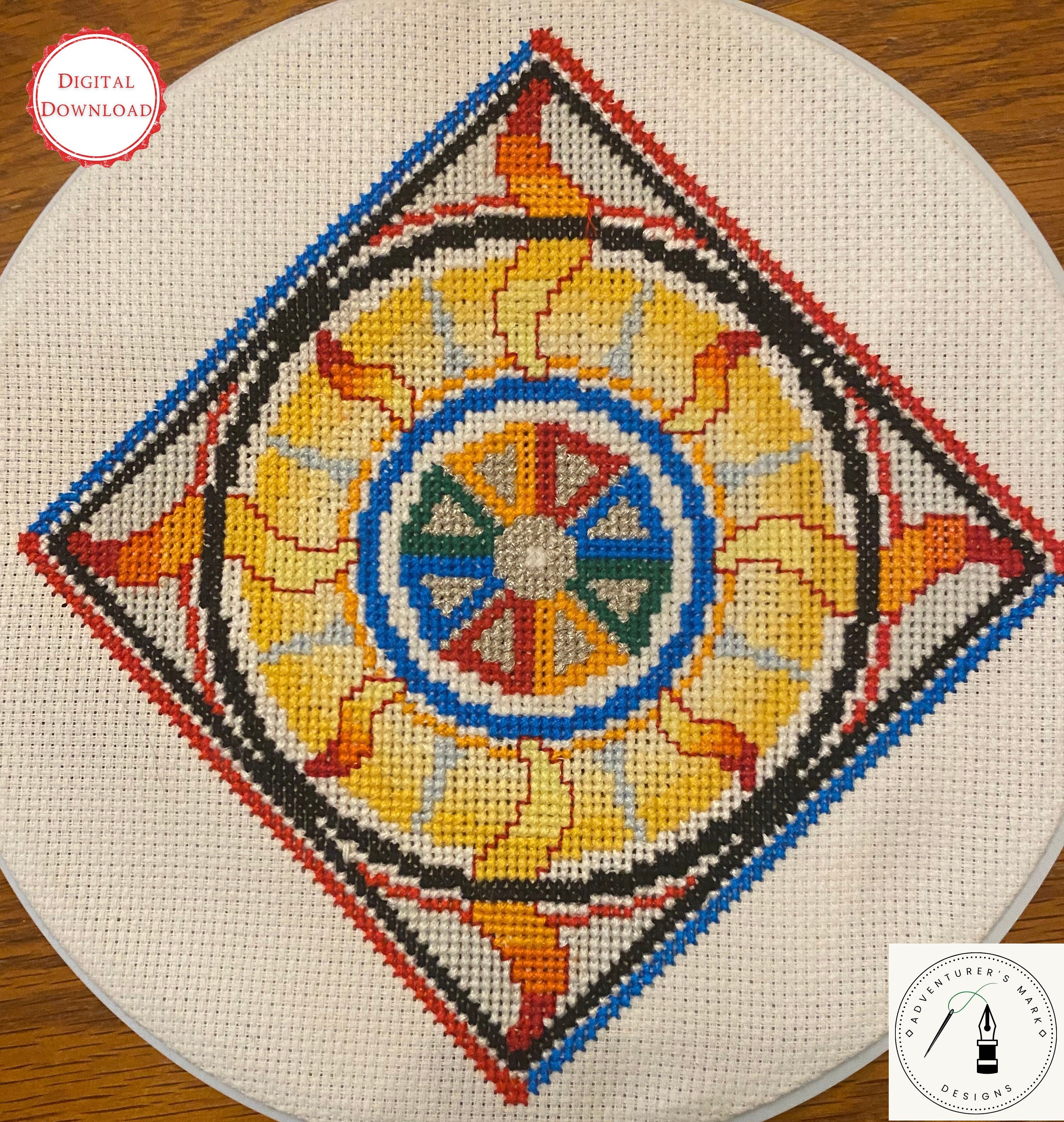 Fëanor Heraldry Pattern - Digital Download - Etsy