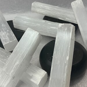 Natural Selenite Crystal Wands 4 Inches