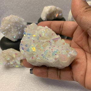 Angel Aura Quartz Cluster