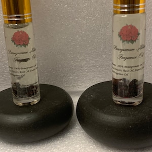 Pomegranate Hibiscus Roses Intriguing Fragrance Roll-On Oil 10ml Glass Bottle