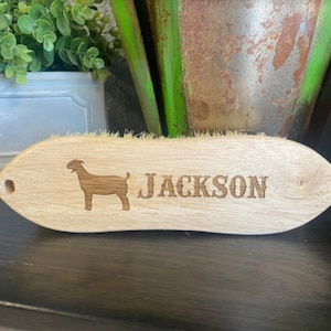 Custom Goat/Livestock Brush