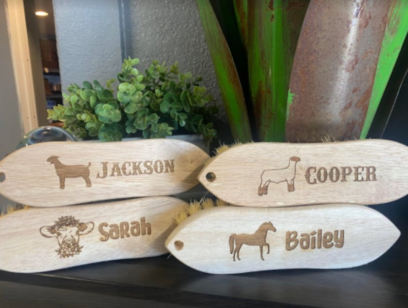 Custom Lamb/livestock Brush Etsy