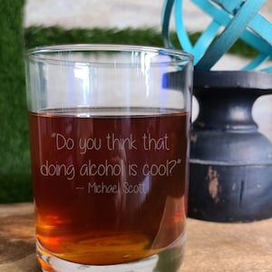 Do You Think Doing Alcohol Is Cool Laser Engraved Barware