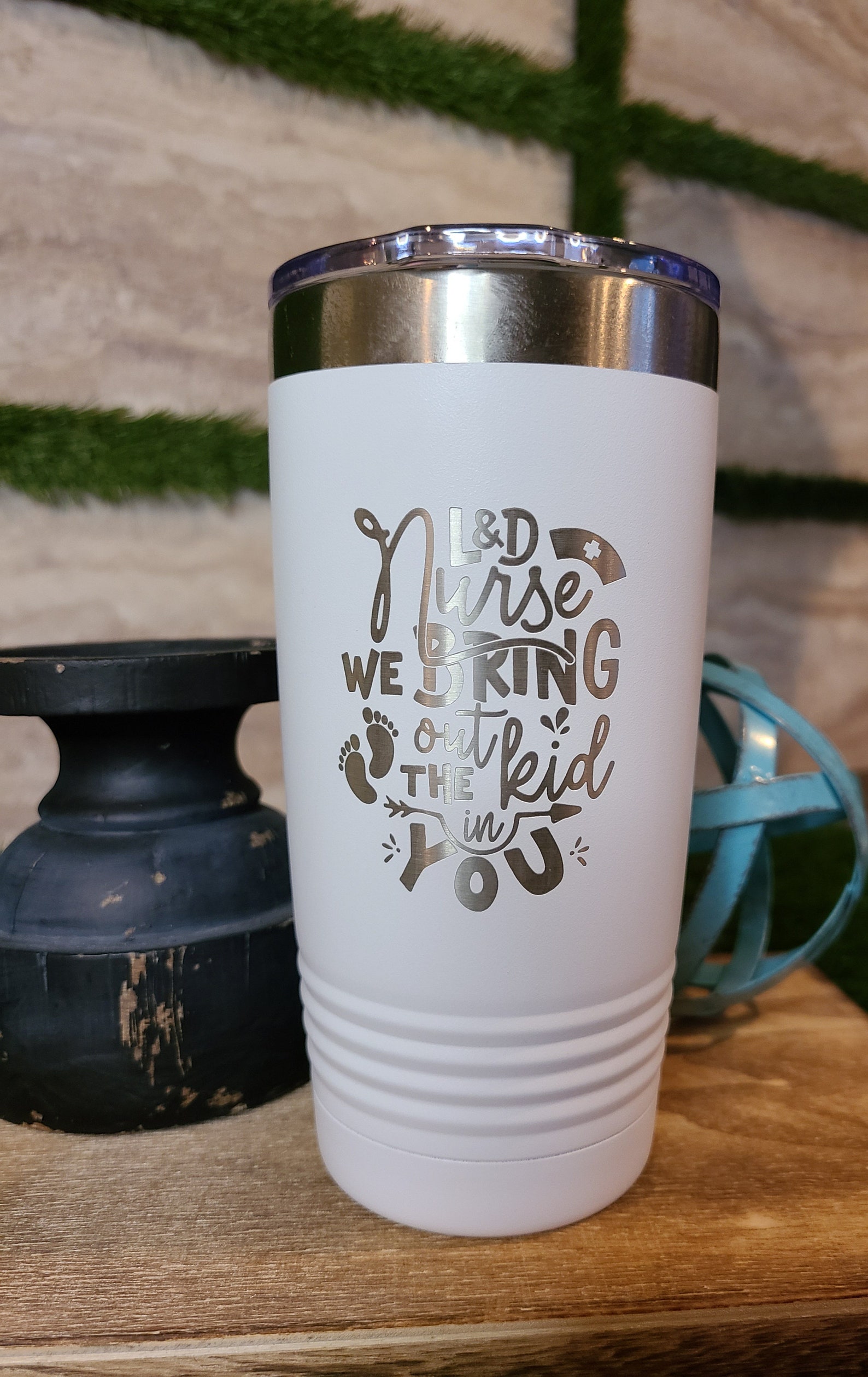 Labor and Delivery Nurse Laser Engraved Tumbler