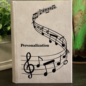 Custom Music Note Journal/Sketchbook