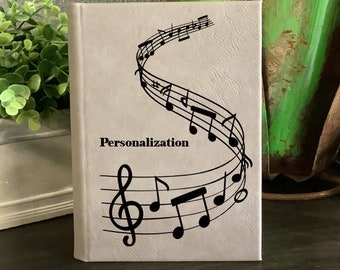Custom Music Note Journal/Sketchbook