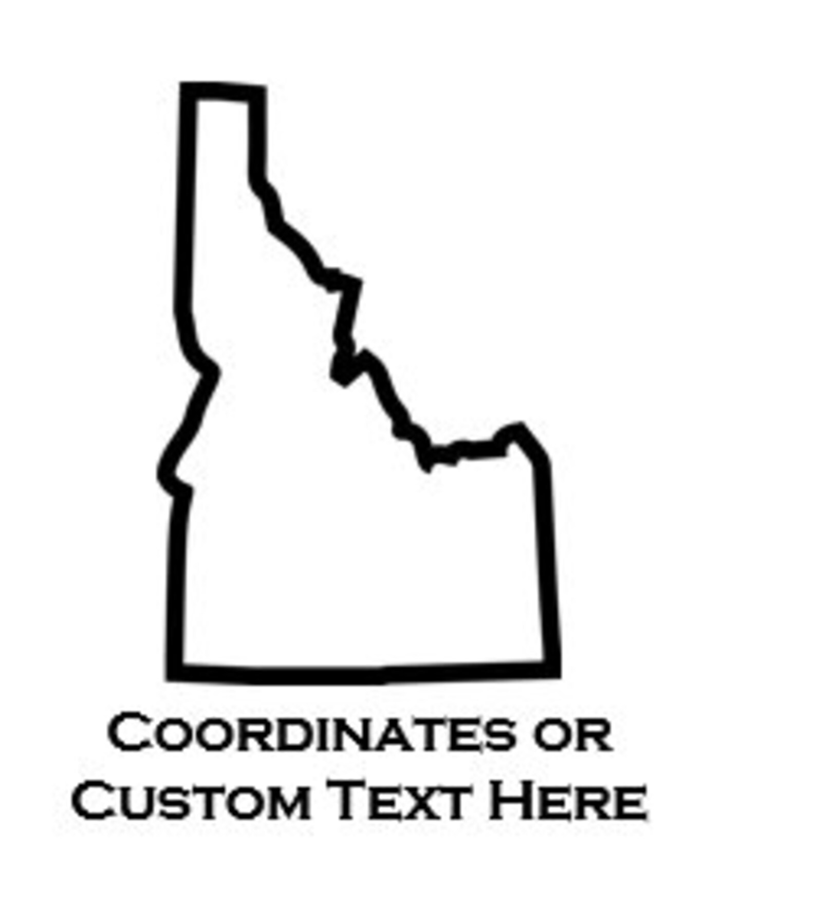 Idaho Outline Custom Laser Engraved Tumbler - Etsy