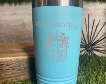 Lallybroch Laser Engraved Tumbler