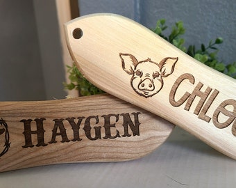 Custom Show Pig/ Livestock Brush