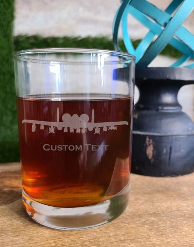 A10 Warthog Custom Laser Engraved Barware Etsy