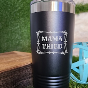MAMA TUMBLER With HANDLE Unique, Classy, Chic, Glam, Beautiful