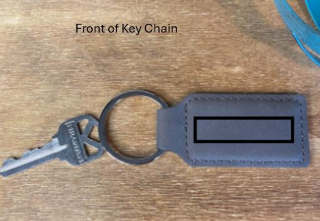 First Lieutenant Double Sided Custom Text Laser Engraved Leatherette ...