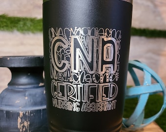 CNA Laser Engraved Tumbler