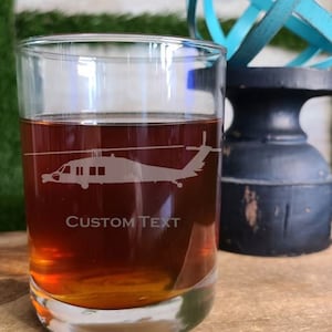 Blackhawk Custom Laser Engraved Barware