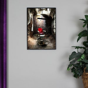 Abandoned Barber Chair | Abandoned Building | Abandoned Prison | Photography | Art Print | Wall Art | Wall Decor