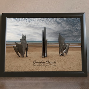 Omaha Beach | Normandy France | Memorial | World War II | Photography | Art Print | Wall Decor | Wall Hanging