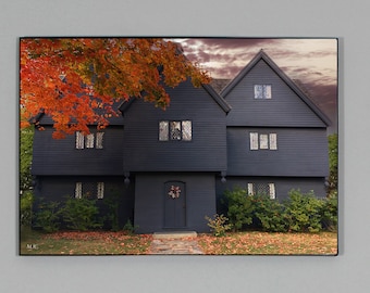 Corwin House | Salem Massachusetts | Salem Art Print | Photography | Salem Wall Decor | Home Decor | Witch House | Witches