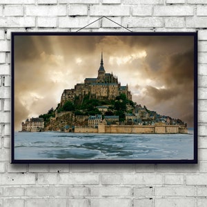 Mont Saint Michel | Abbey | Paris Photography | France Art Print | Wall Art | Home Decor | Mont St Michel | Paris | French Wall Decor