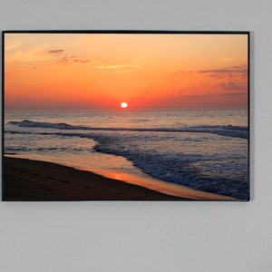 Sunrise Print | Pink Sunrise | Sunrise Decor | Beach Sunrise | Summer Sunrise | Home Decor | Bedroom Decor | Sunrise Photo