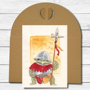A6 Kunst-Postkarte Nr. 37 - "Wachschildkröte"