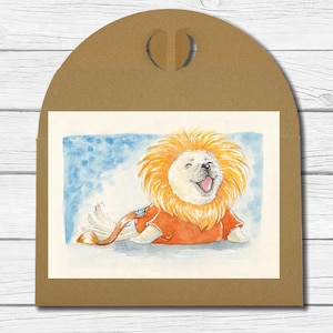 A6 Kunst-Postkarte Nr. 58 - "See-Löwe"