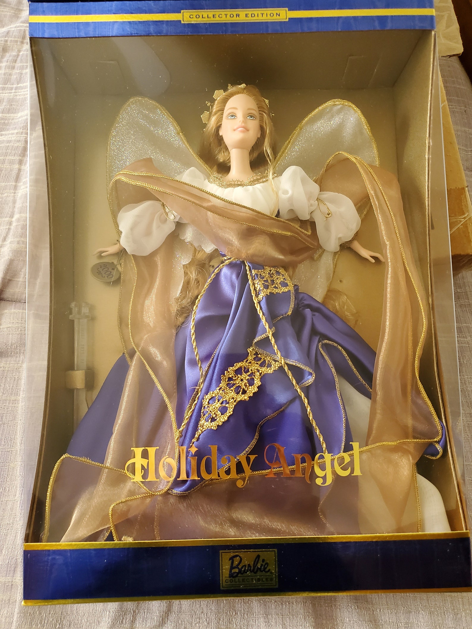 2000 Holiday Angel Barbie | Etsy