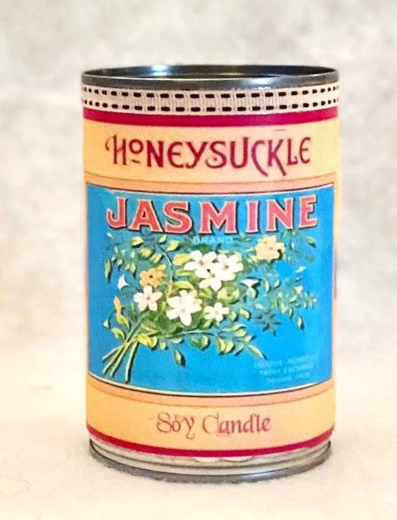 Honeysuckle & Jasmine Tin Candle Etsy