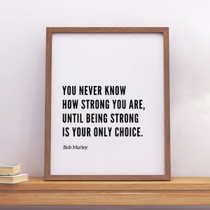Inspirational Bob Marley Quote Wall Art, Printable Wall Art Instant Download, Sizes 5x7, 8x10, 11x14, 16x20