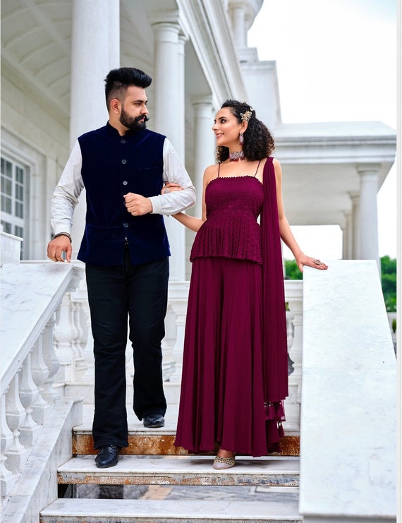 Maroon Presenting New Designer Gown at Rs 900/piece in Surat | ID:  23045781955