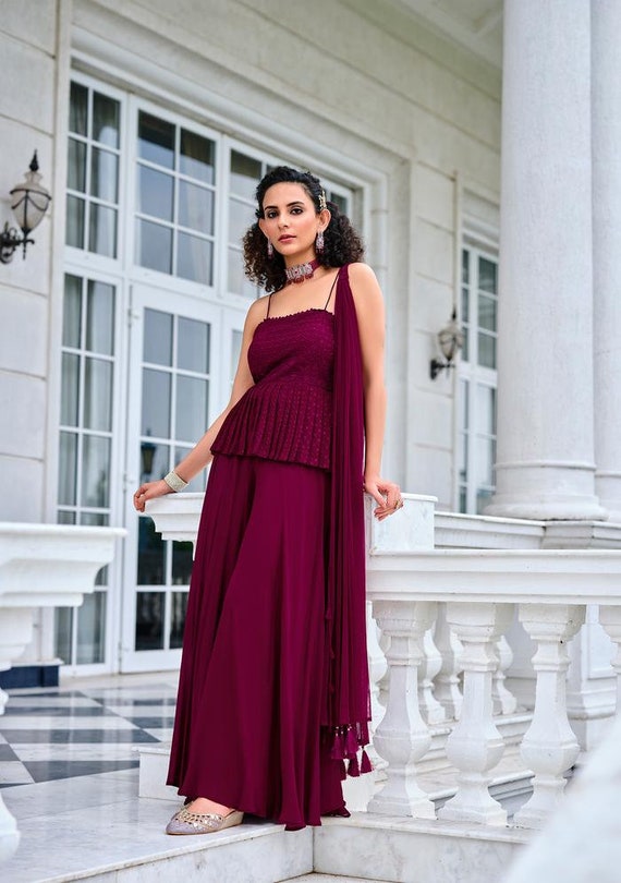 Bridal hot sale sharara dress