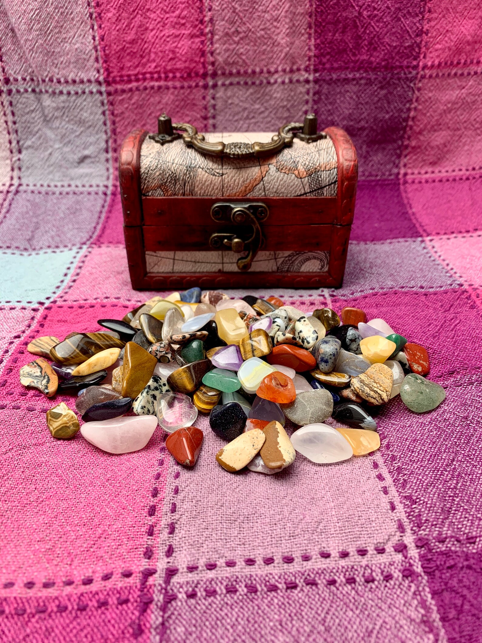 Gemstone Treasure Chest Etsy Australia